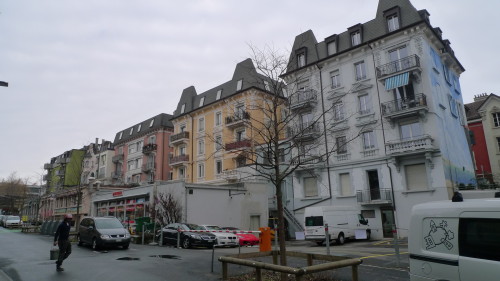 Renens, le nord, rue du Midi. 28 janvier 2015